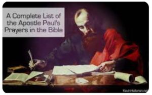 Apostle Paul Prayers in the Bible