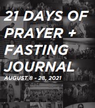 21 DAYS OF Prayer and FASTING Journal
